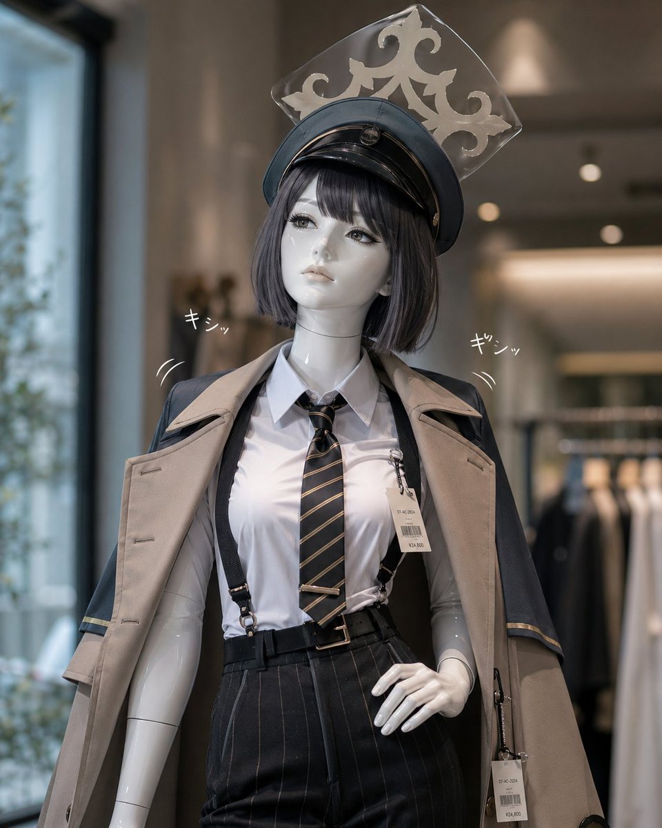 电商主图 - 动漫警察人偶时尚展示