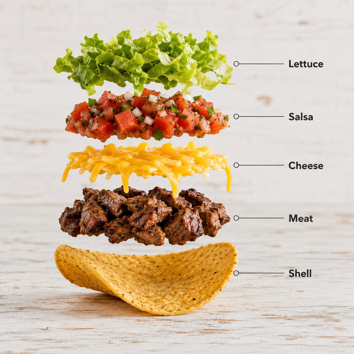 信息图 / 教育视觉 - 爆炸式食物信息图构图