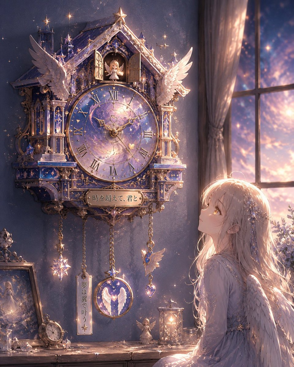 电商主图 - 插画转时钟提示词