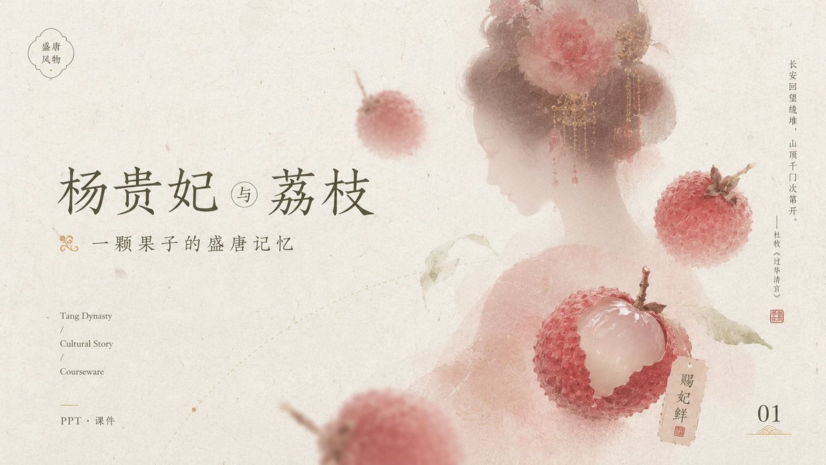 信息图 / 教育视觉 - 唐荔枝课件封面