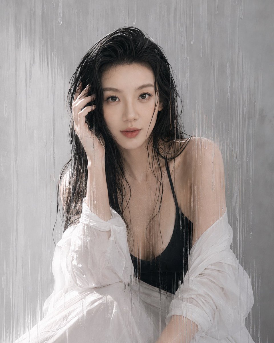 头像 / 头像 - 雨玻璃时尚人像