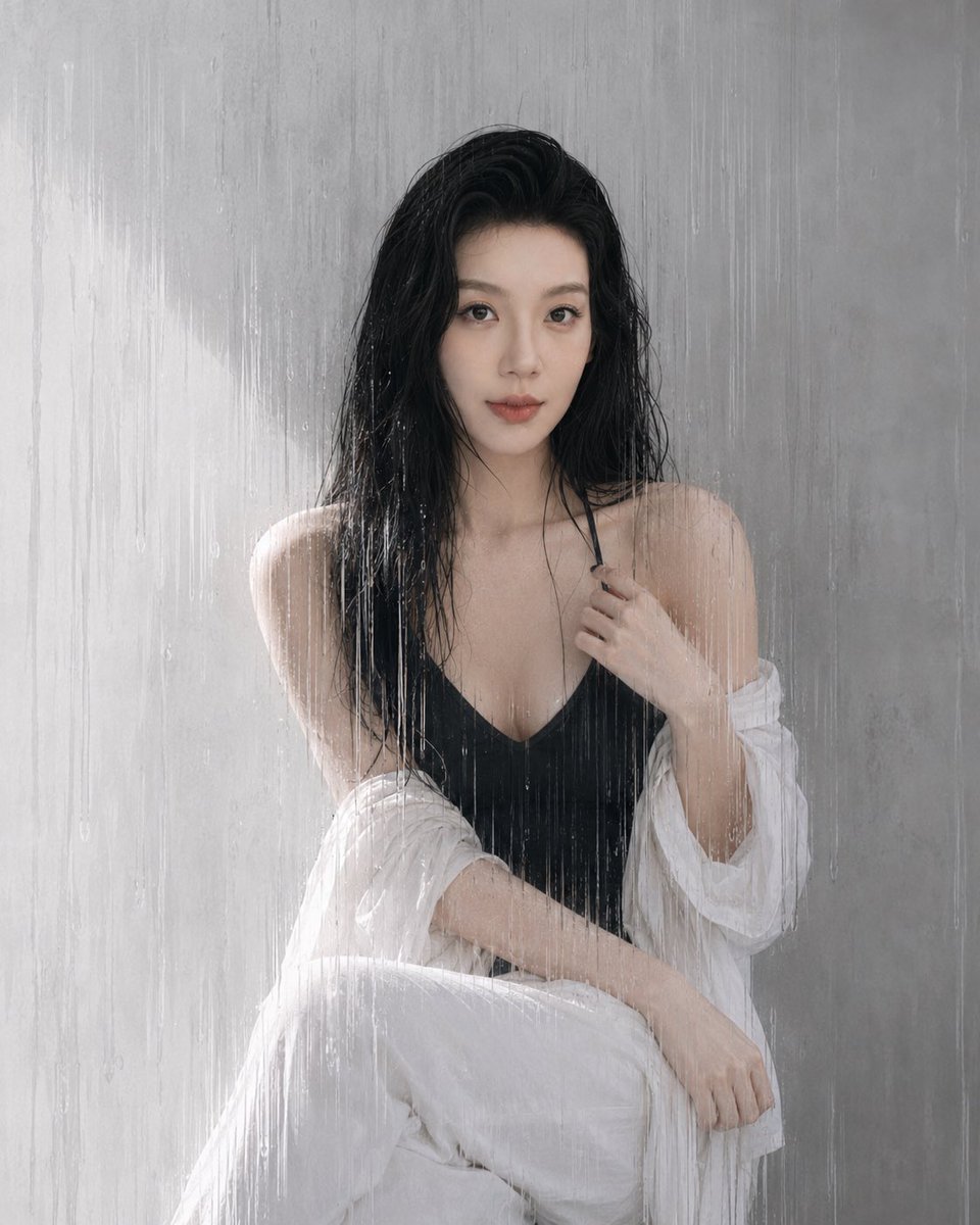 头像 / 头像 - 雨玻璃时尚人像