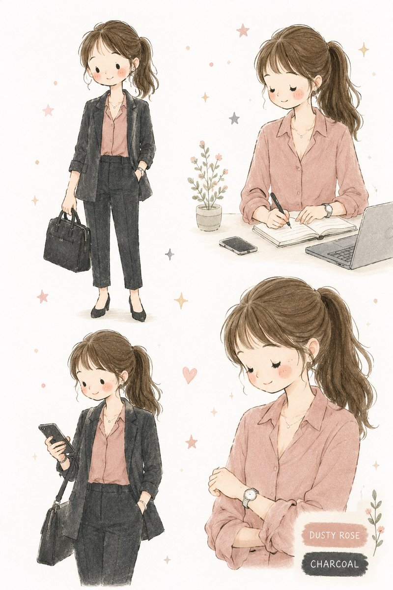 漫画/故事板 - 极简儿童插画风格