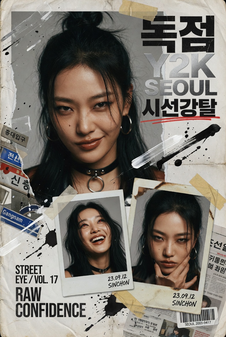 产品营销 - Y2K韩国街头杂志风拼贴