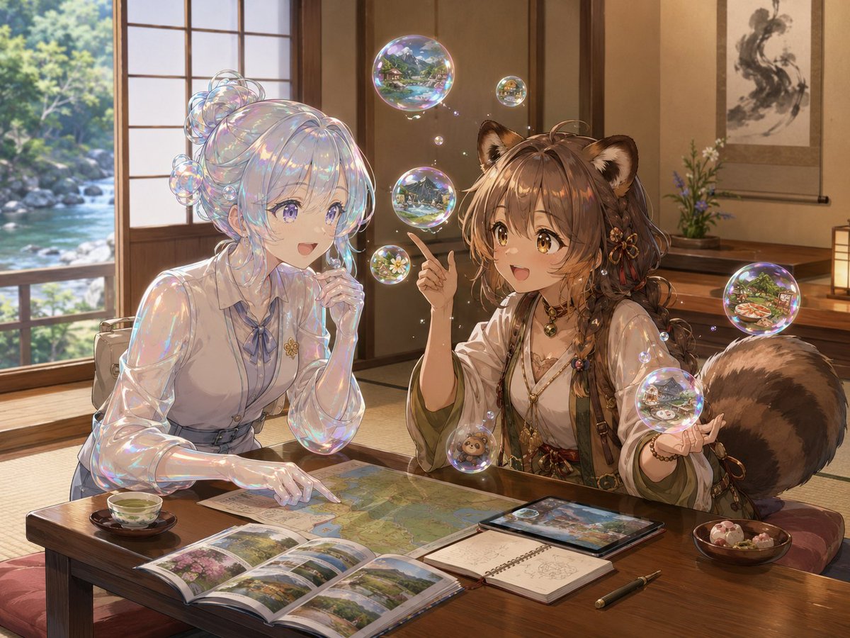 漫画/故事板 - 泡泡狸旅行计划