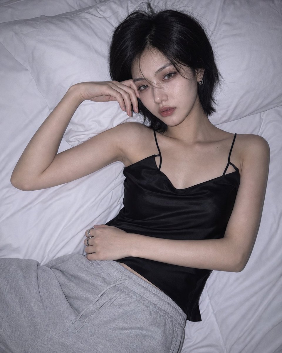 社交媒体帖子 - 直闪杂志风人像