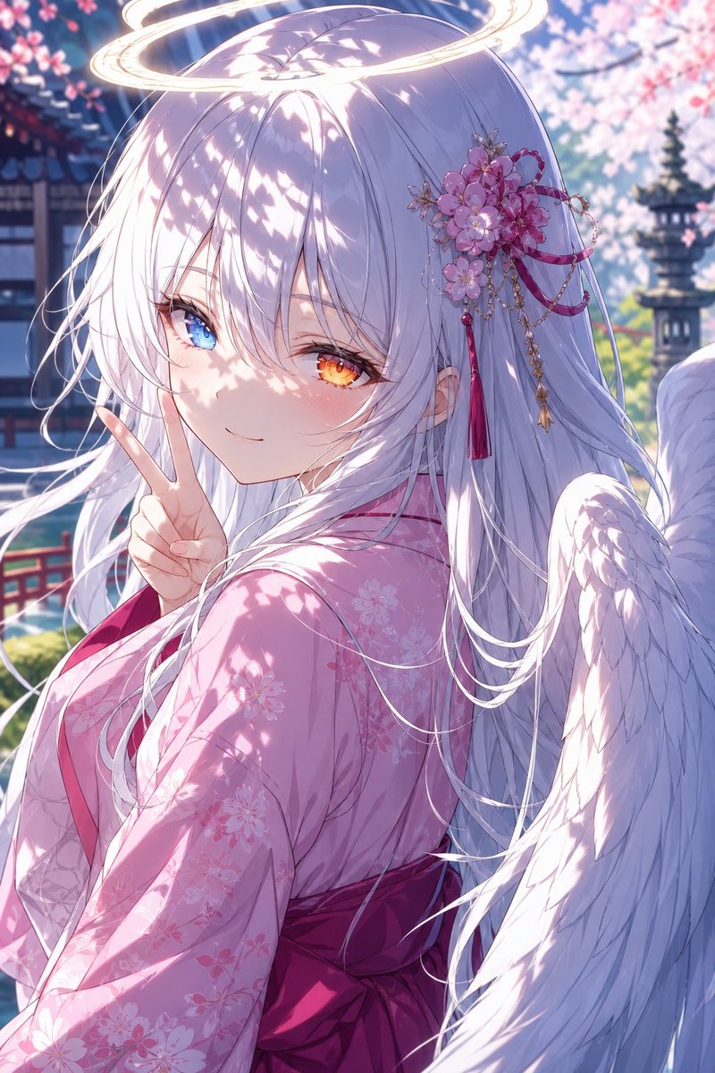 个人资料/头像 - 樱花和服天使女孩
