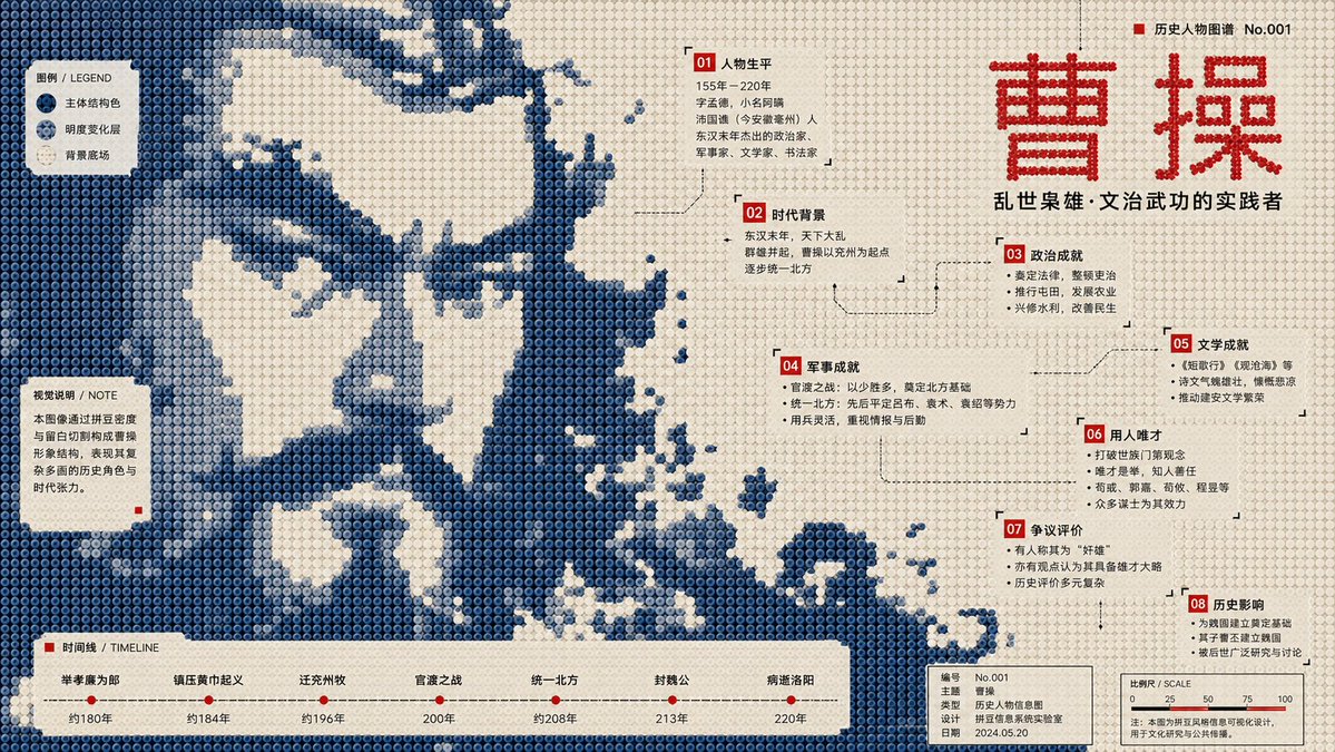 信息图 / 教育视觉 - 拼豆像素信息图海报