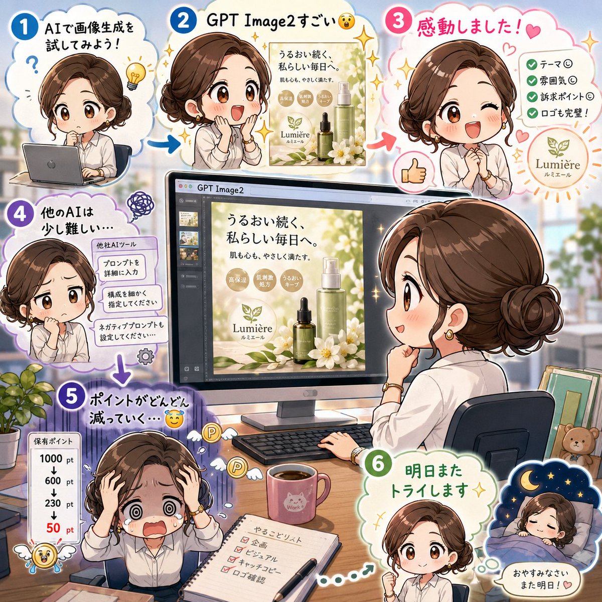 信息图 / 教育视觉 - 日本 GPT Image2 活动漫画