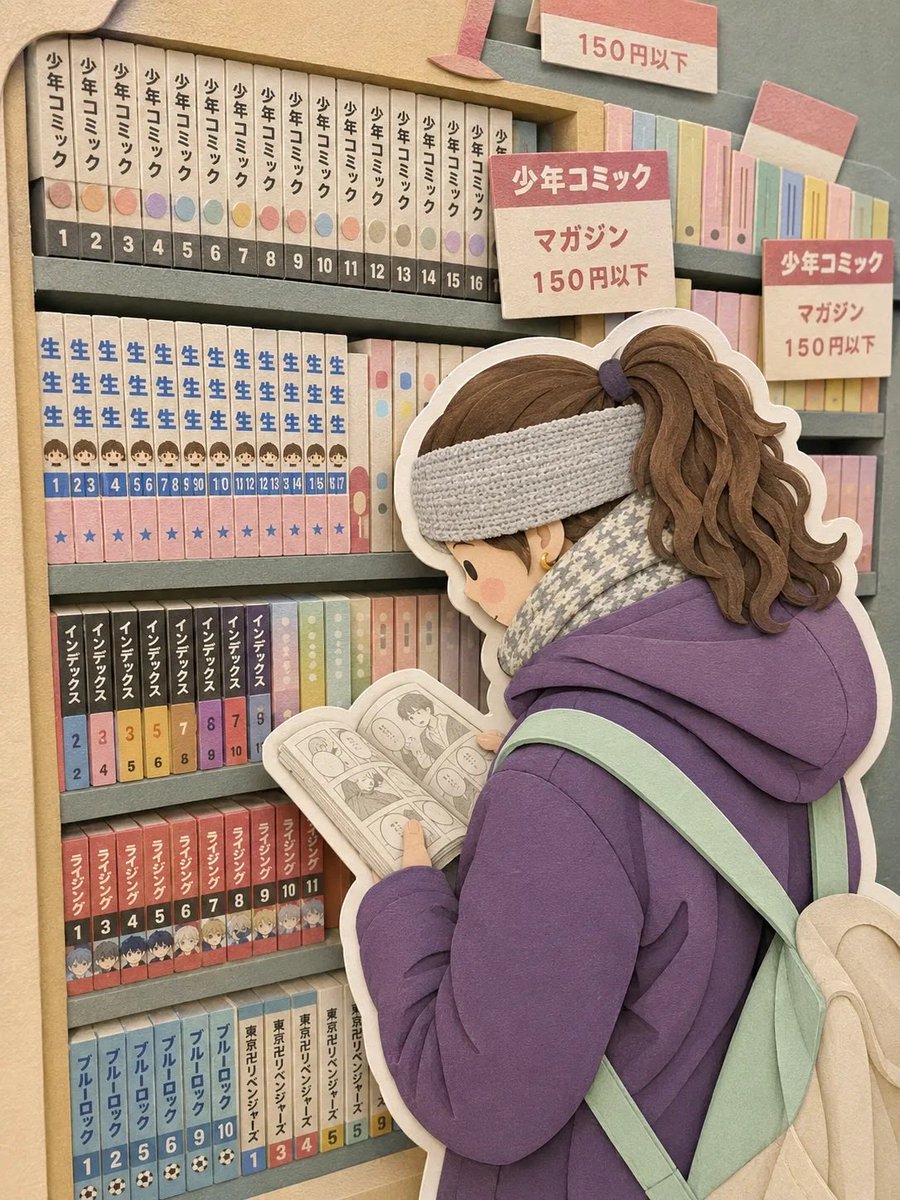 漫画/分镜 - 日式纸艺场景