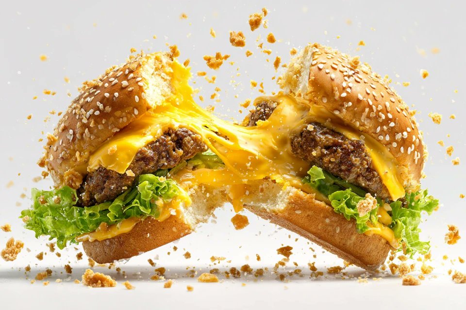 产品营销 - 爆裂食物动作摄影