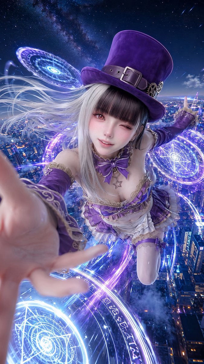 个人资料/头像 - 霓虹城上空的魔法蒸汽朋克偶像