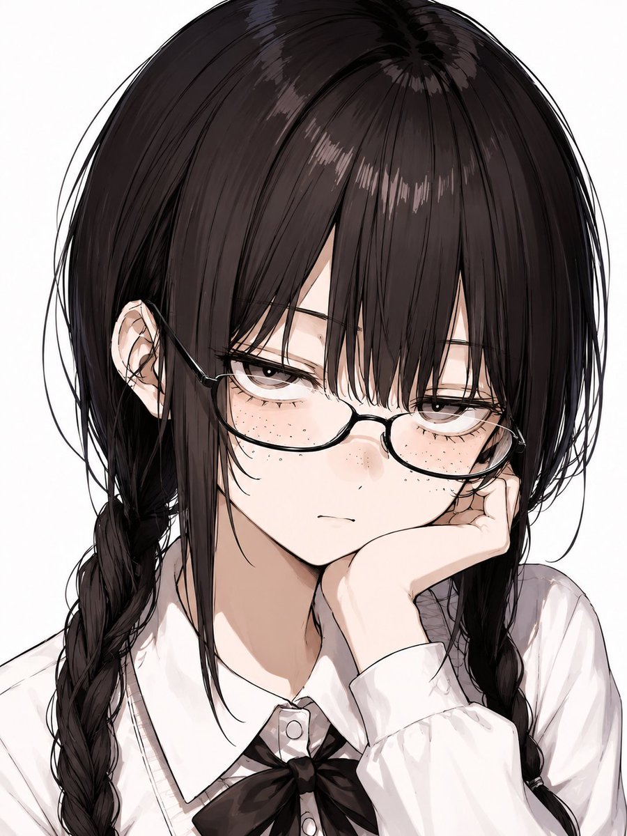 头像/个人资料 - 审查动漫女学生人像