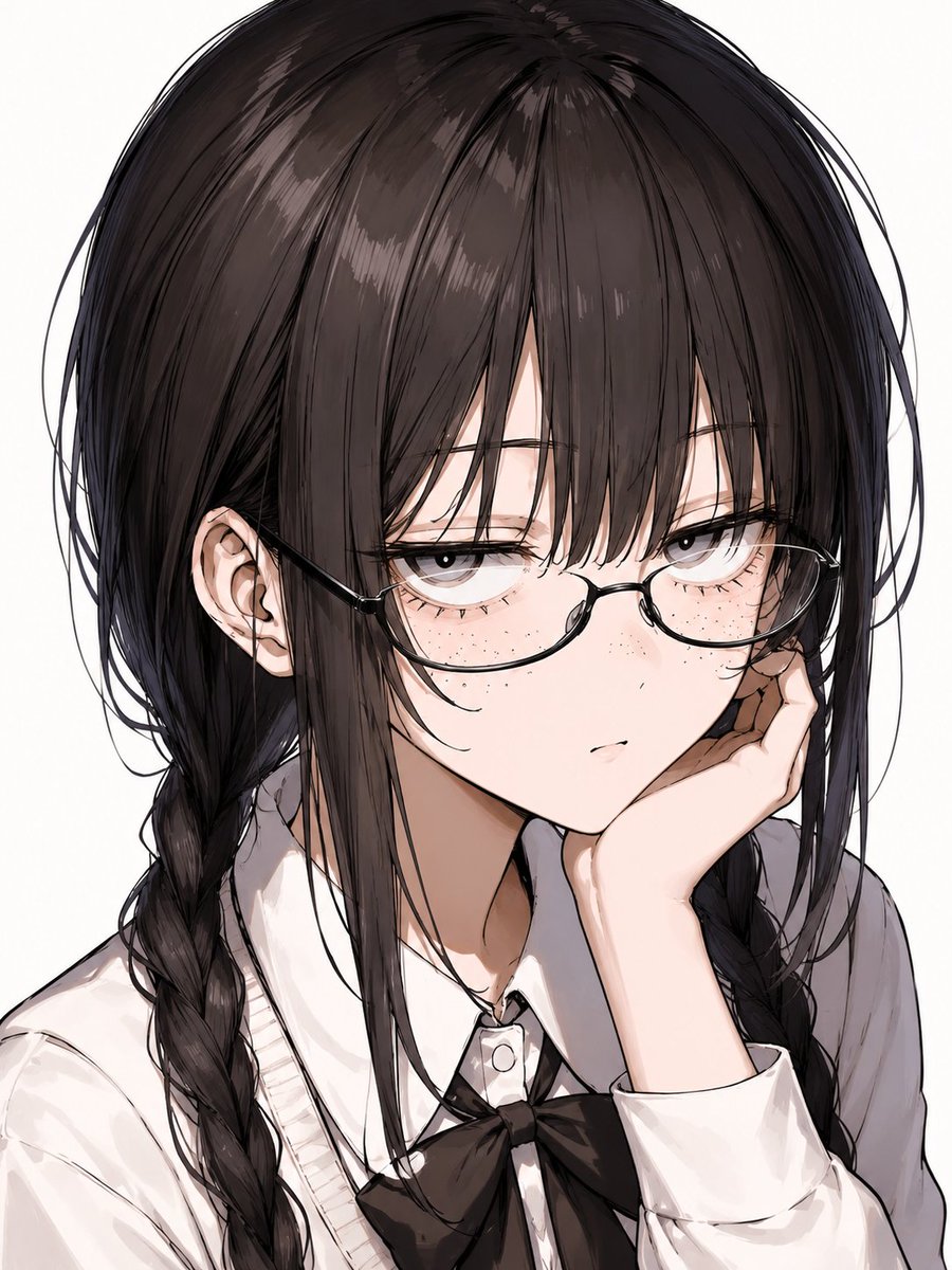 头像/个人资料 - 审查动漫女学生人像
