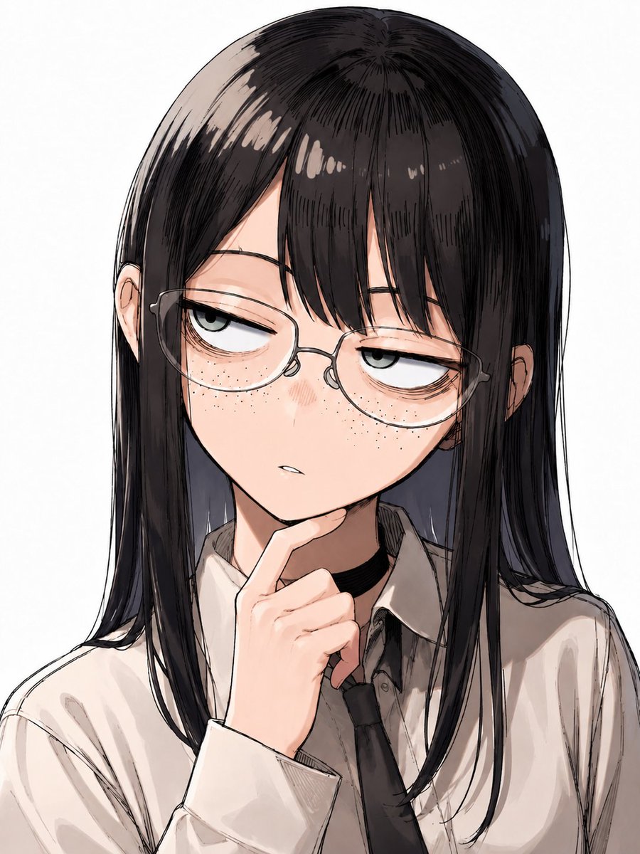 个人资料/头像 - 打码动漫女孩人像