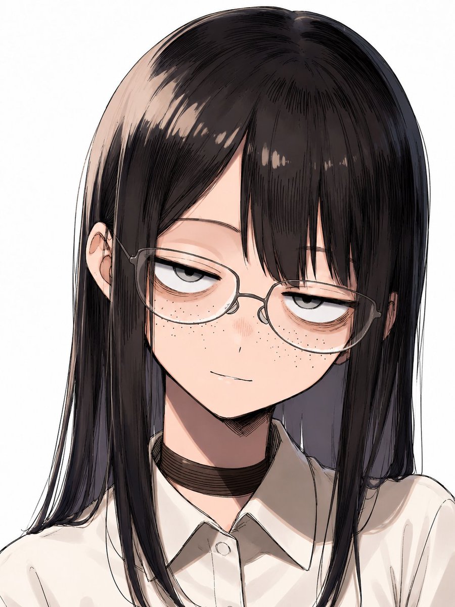 个人资料/头像 - 打码动漫女孩人像