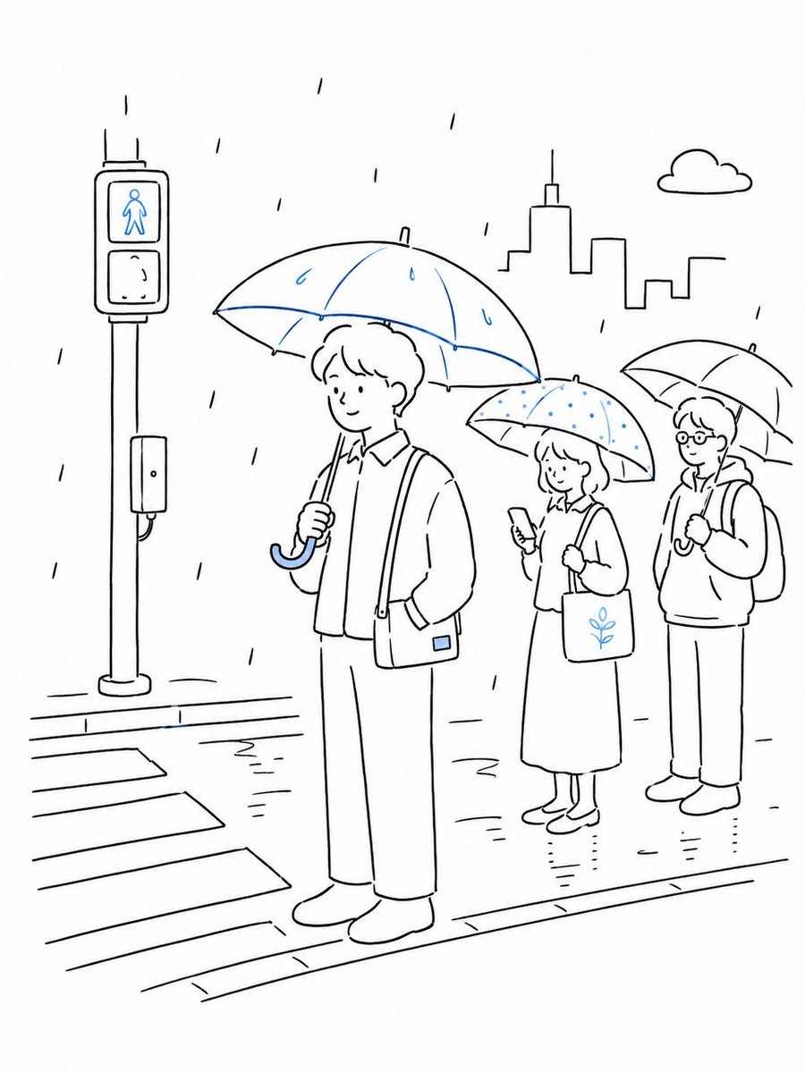 信息图 / 教育视觉 - 极简日式矢量线条艺术