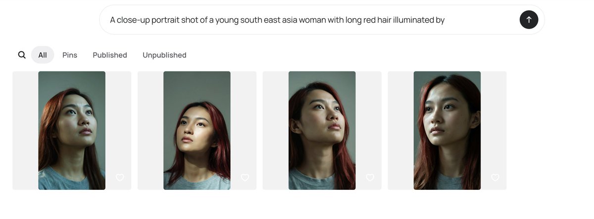 信息图 / 教育视觉 - AI 画廊人像 UI 截图