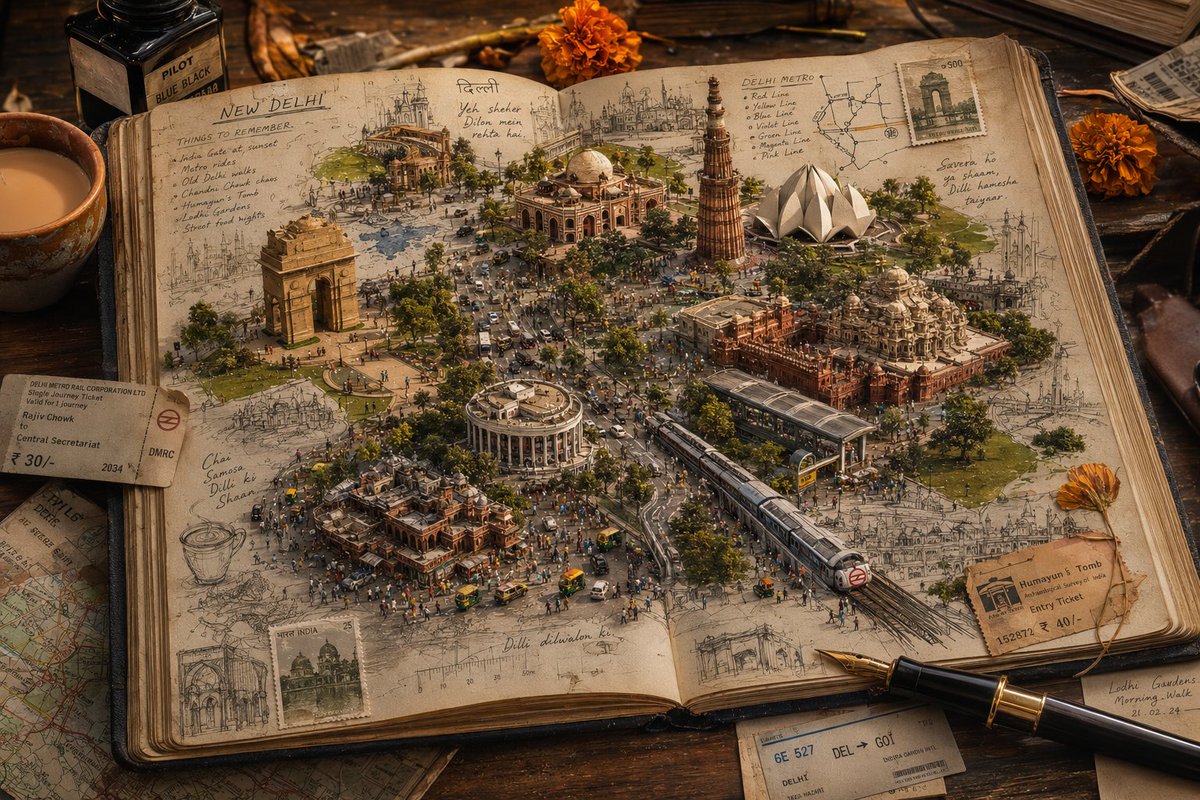 信息图 / 教育视觉 - 3D 笔记本世界旅行海报