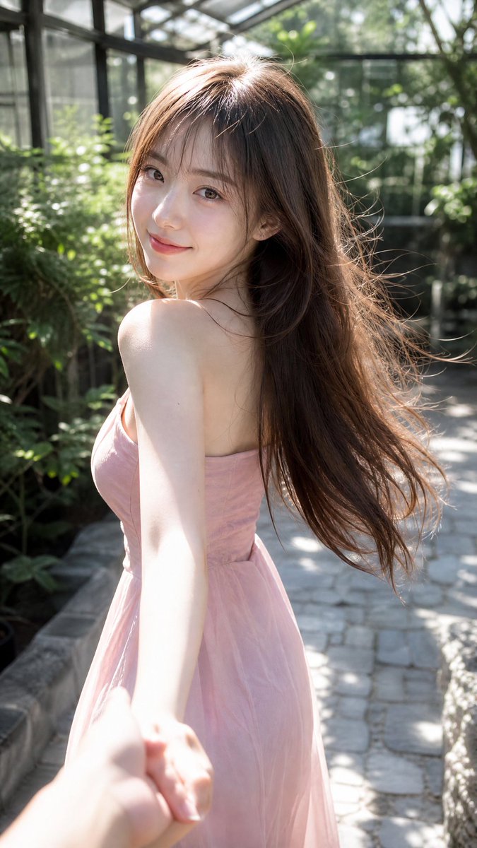 社交媒体帖子 - 电影感夏日抓拍人像