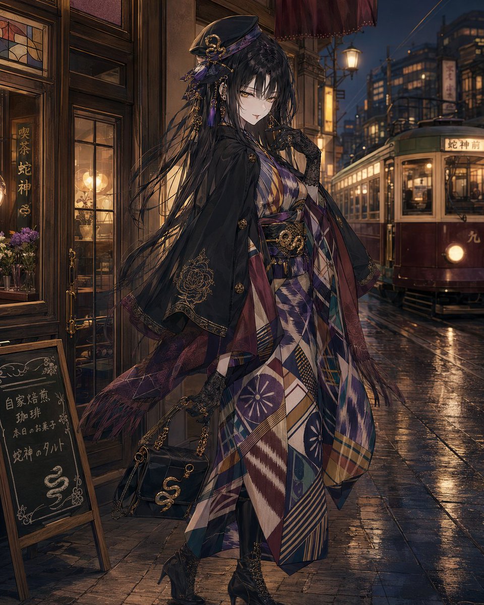 漫画/分镜 - 昭和摩登铭仙和服时尚