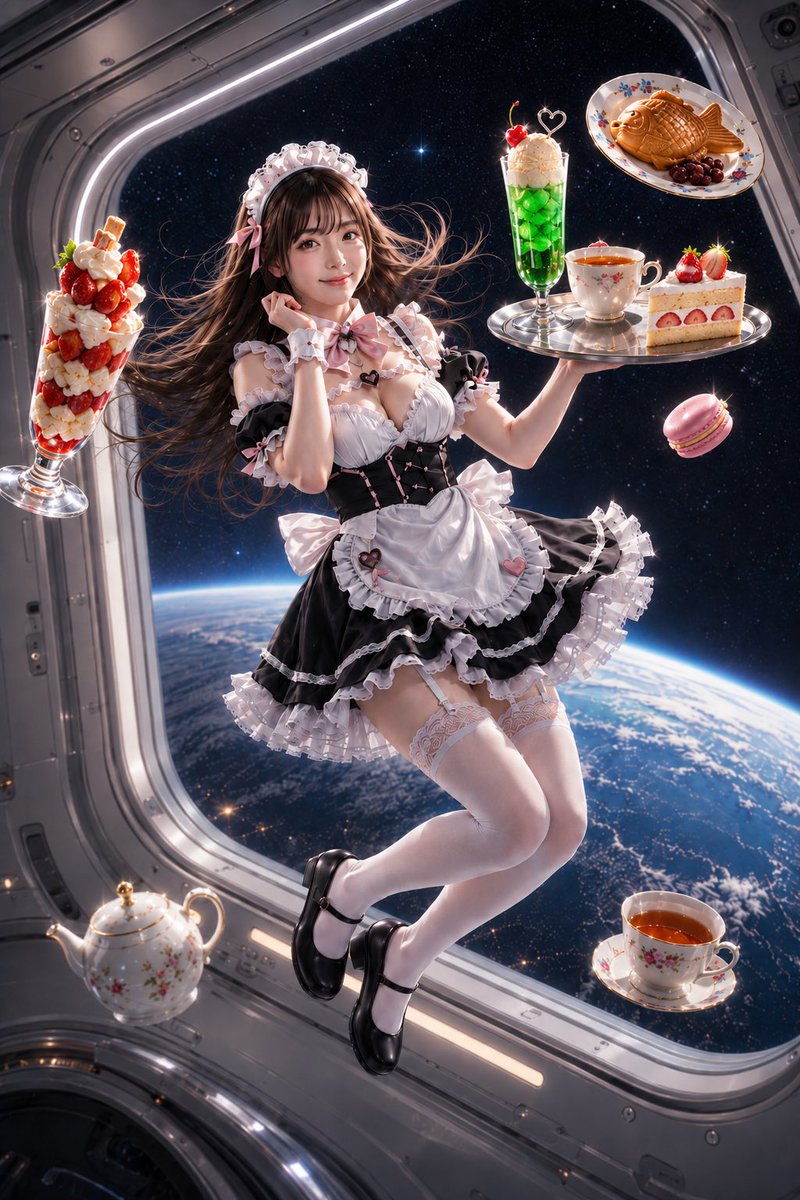 头像 / 头像 - 太空女仆咖啡厅零重力人像
