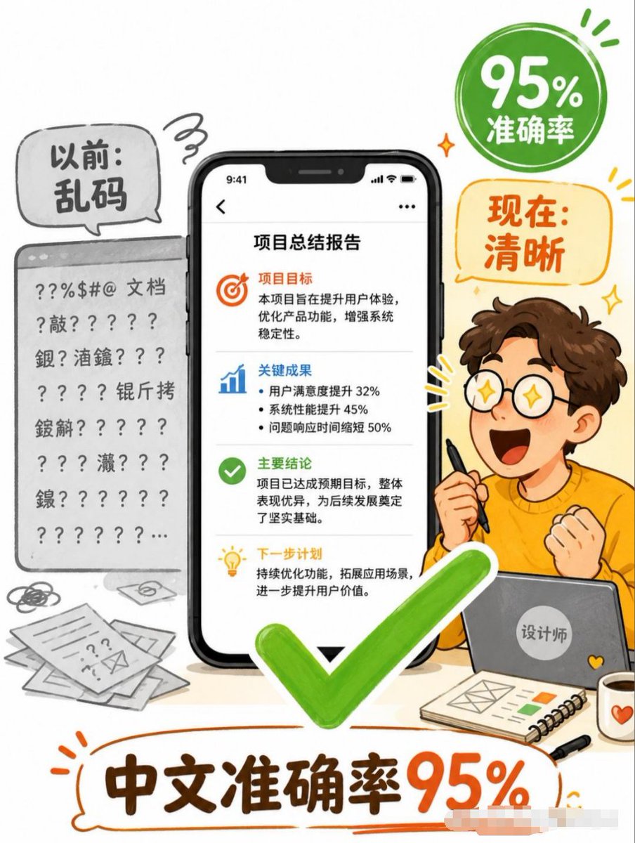 信息图 / 教育视觉 - 中文文本准确性信息图