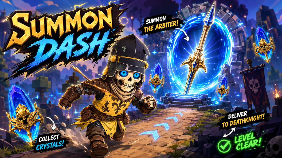 YouTube 缩略图 - Summon Dash Roblox 奇幻缩略图