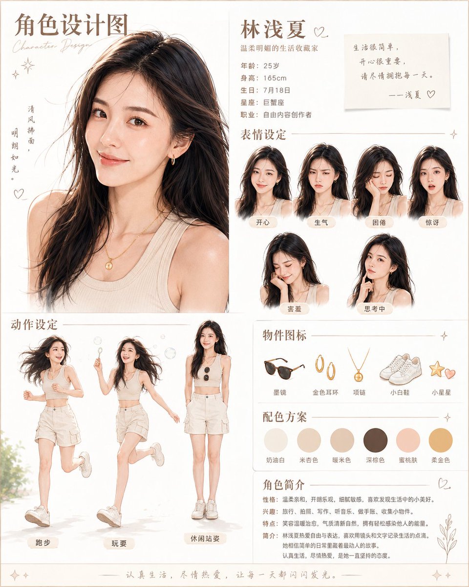 信息图 / 教育视觉 - 温暖汉字设计海报
