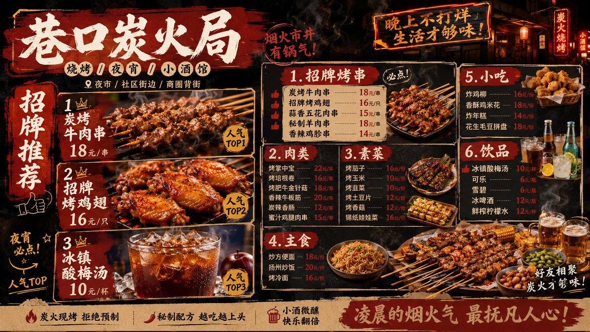 信息图 / 教育视觉 - 专业餐厅菜单设计