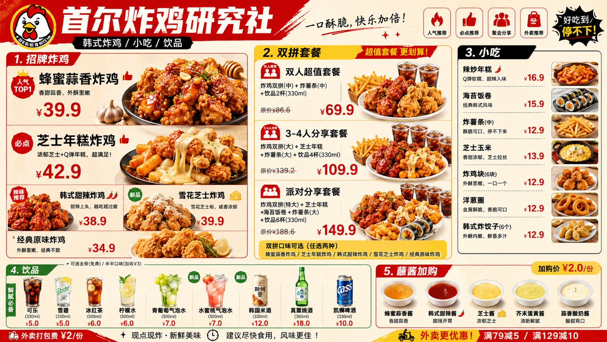 信息图 / 教育视觉 - 专业餐厅菜单设计