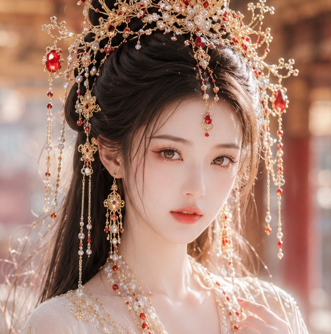 Profile / Avatar - 华丽中式新娘人像