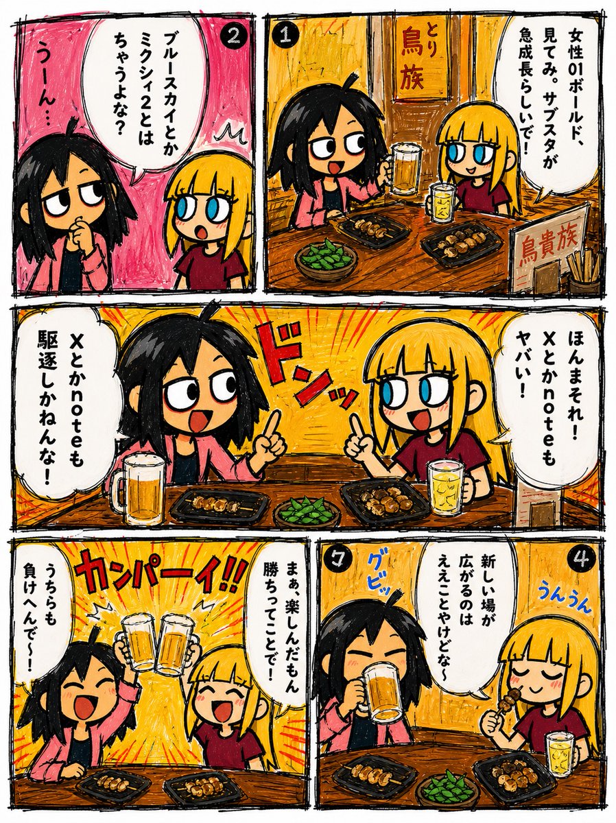 漫画/分镜 - 手绘居酒屋漫画页