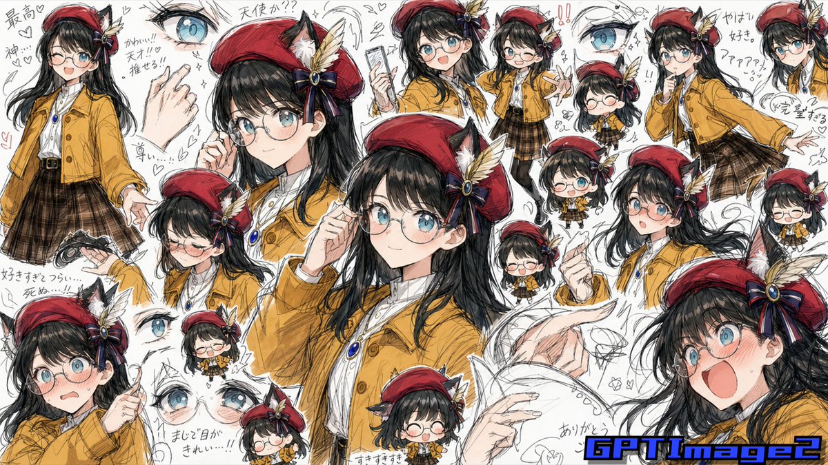 漫画/故事板 - 粉丝艺术家速写本拼贴
