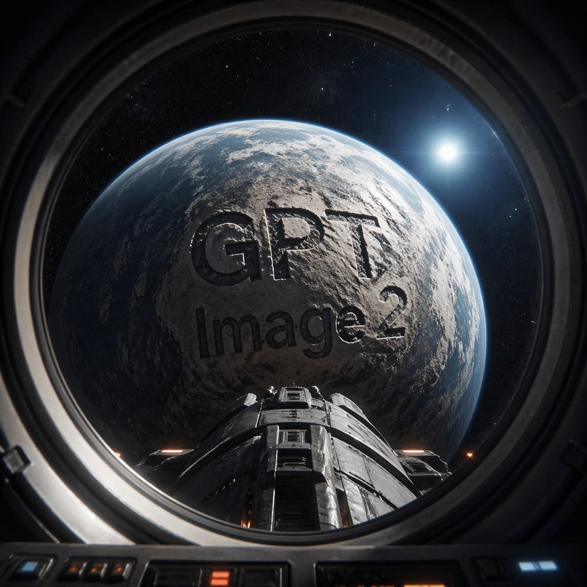 社交媒体帖子 - GPT Image 2 太空舱口